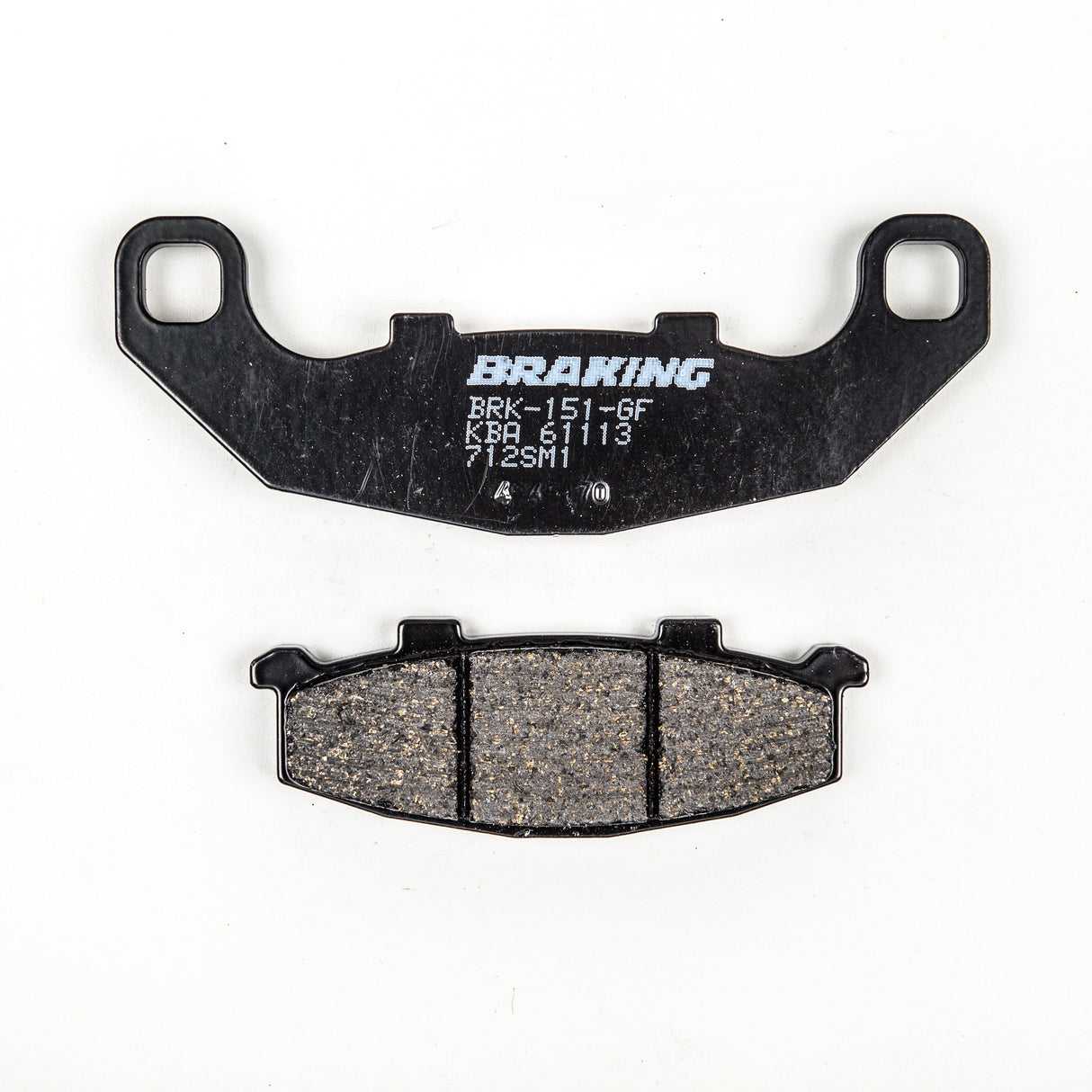 BRAKING Brake Pad Set Semi-Metallic 712SM1