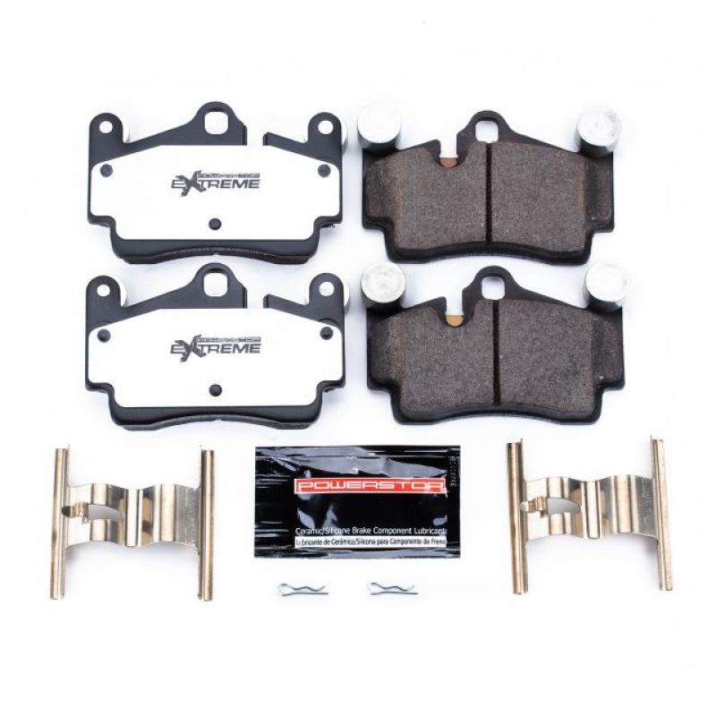 Power Stop 07-15 Audi Q7 Rear Z26 Extreme Street Brake Pads w/Hardware Z26-978