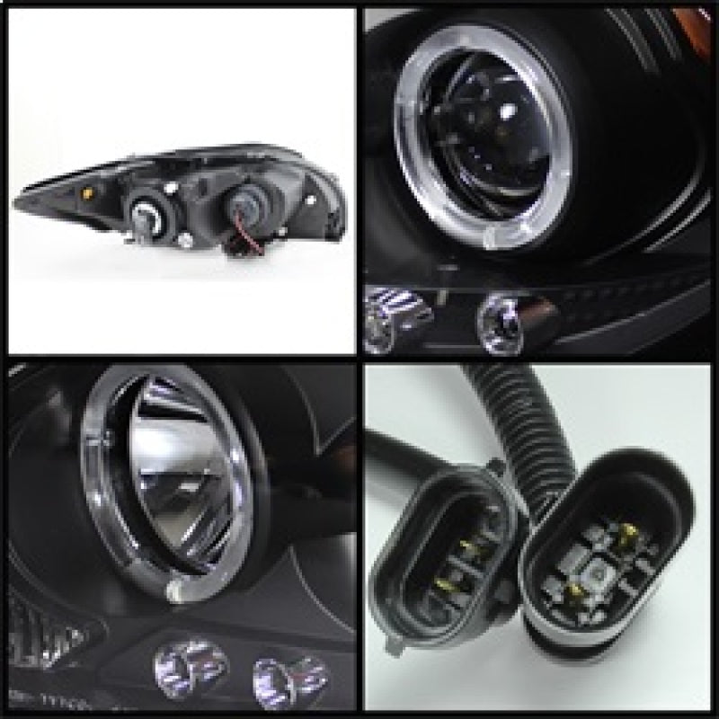 Spyder Scion TC 08-10 Projector Headlights LED Halo -Replaceable LEDs Blk PRO-YD-TTC08-HL-BK 5073303