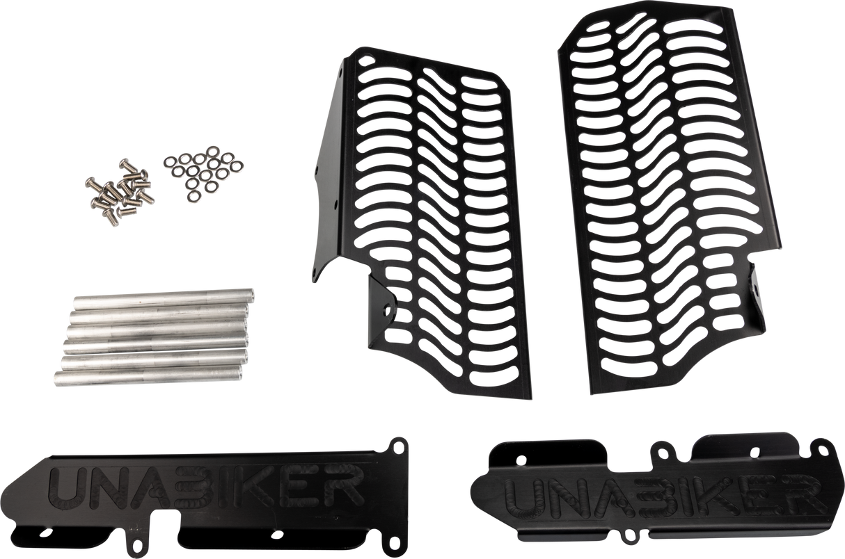 UNABIKER Radiator Guard Black HF450X3-K