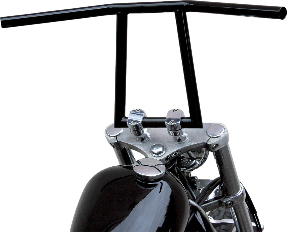 WEST-EAGLE 10inch Attack Bar Steel / 1inch / W Dimple Black 0717-BK