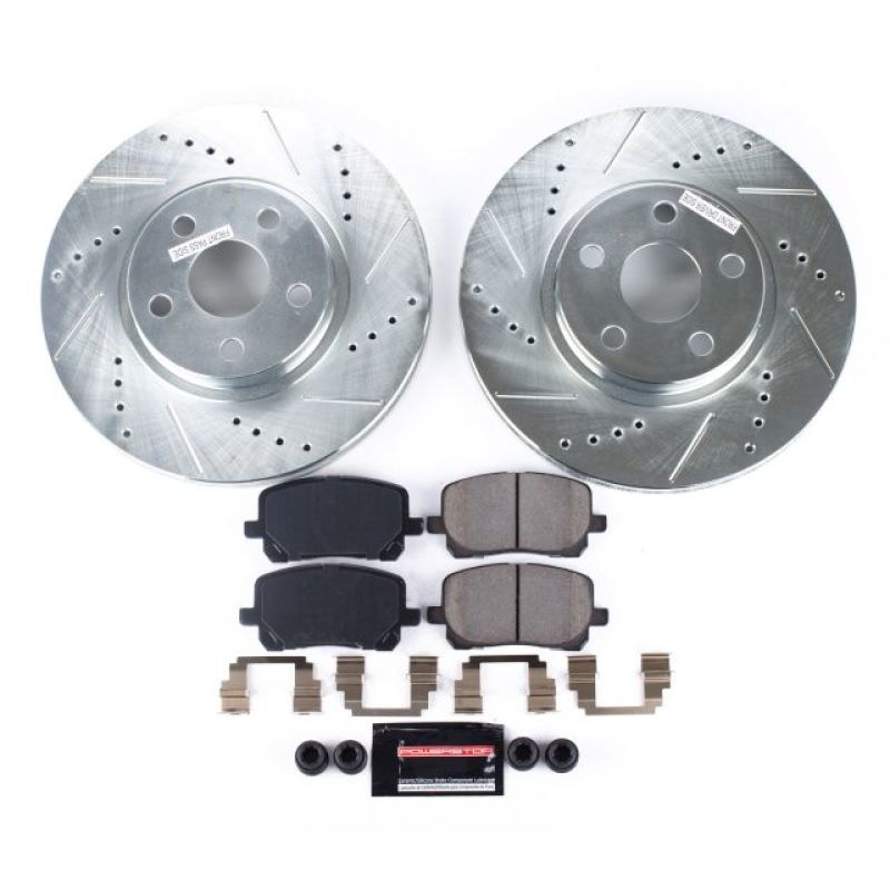 Power Stop 03-08 Pontiac Vibe Front Z23 Evolution Sport Brake Kit K2316