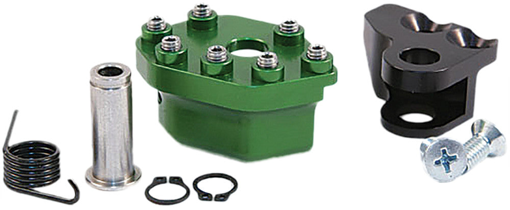 HAMMERHEAD Rotating Rear Brake Lever Tip Green 02-0000-36-30