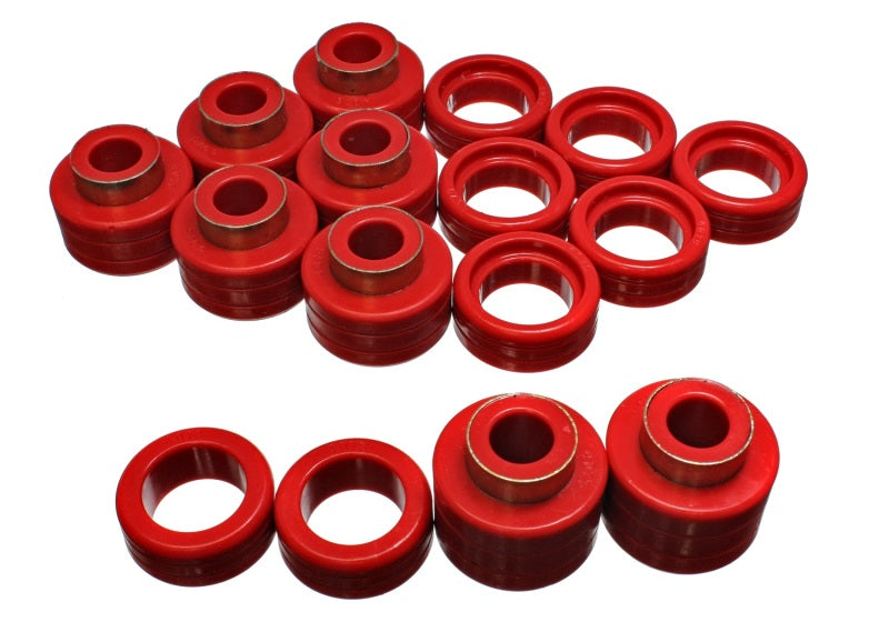 Energy Suspension Chevy Xtra Cab 2&4Wd Body Mts - Red 3.4122R