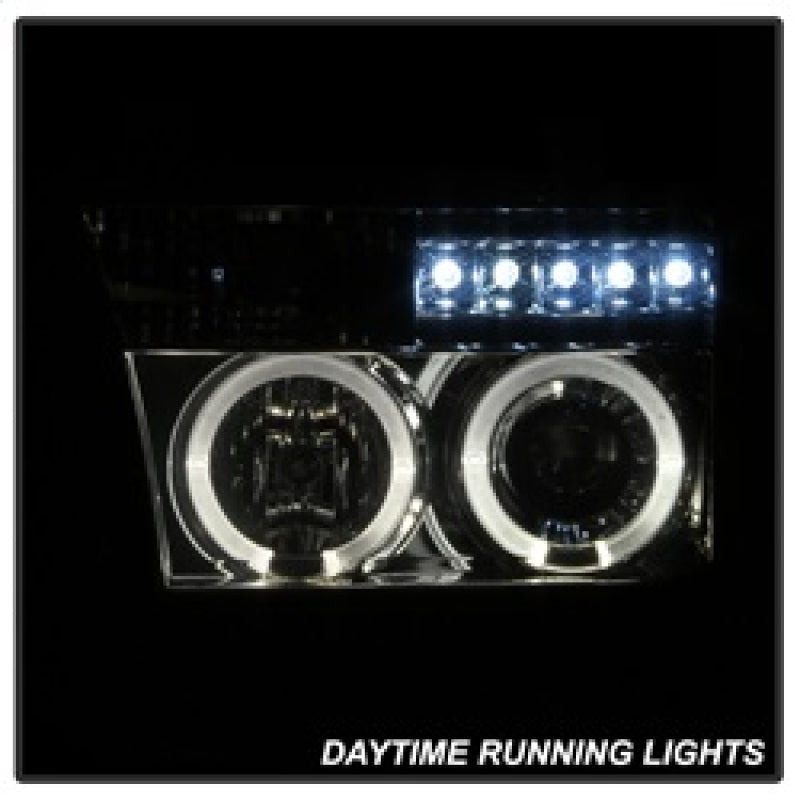 Spyder Toyota Tundra 07-13 Projector Headlights LED Halo LED Smke PRO-YD-TTU07-HL-SM 5012043
