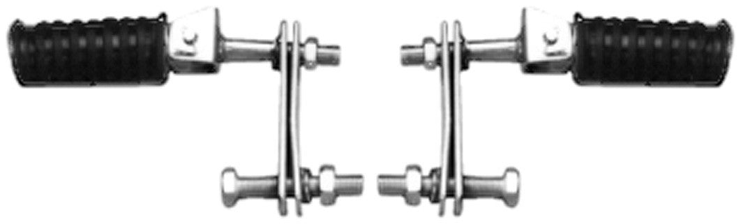 EMGO Foot Pegs Passenger Clamp On Folding 54-05420