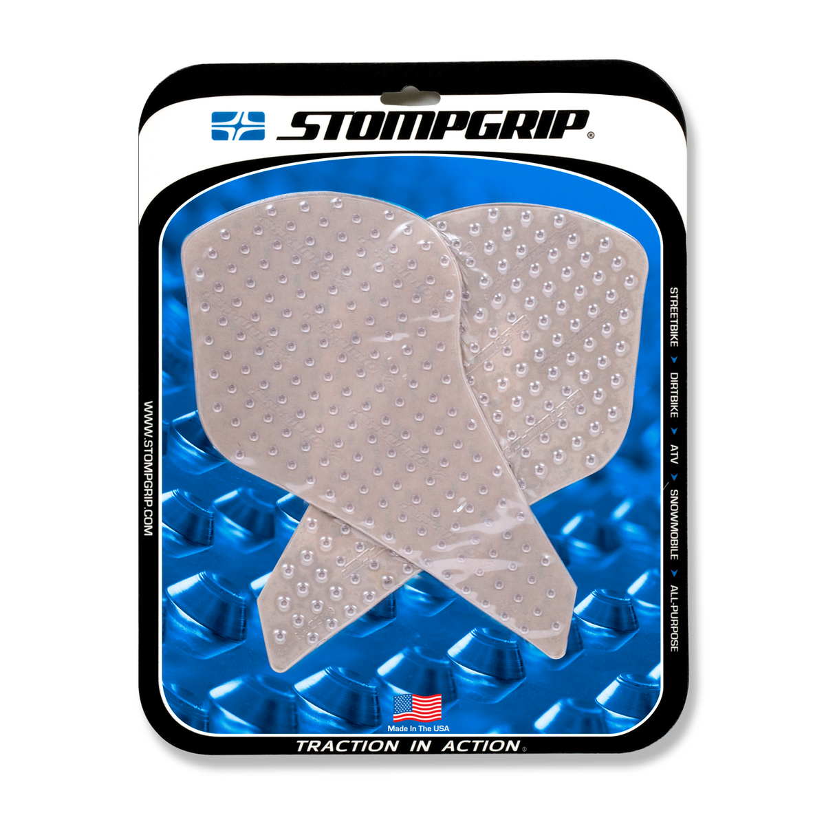STOMPGRIP Tank Pad Kit Volcano Clear 55-10-0159C