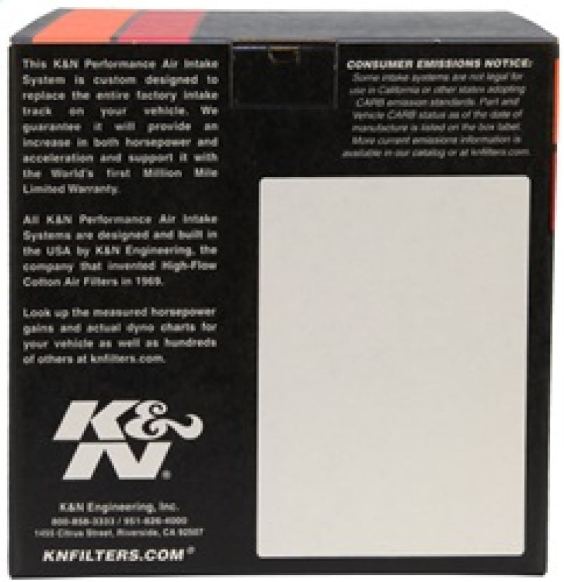 K&N 91-99 Dodge Stealth / Mitsubishi 3000GT V6-3.0L Performance Intake Kit 57-1500-1