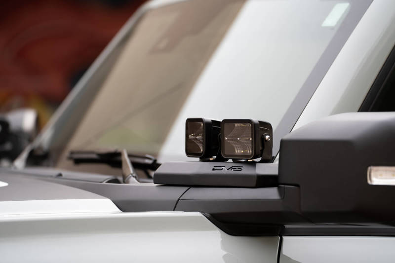 DV8 21-22 Ford Bronco A-Pillar Pod Light Mounts LBBR-02