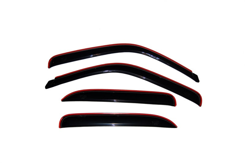 AVS 02-06 Cadillac Escalade Ventvisor In-Channel Front & Rear Window Deflectors 4pc - Smoke 194304