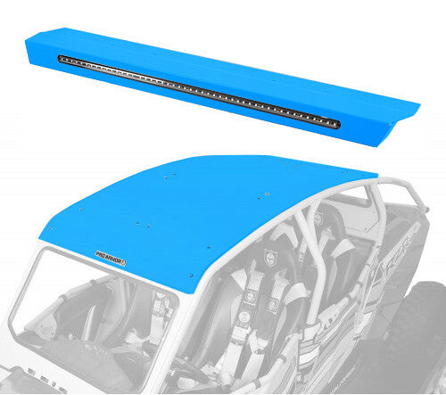 PRO ARMOR Asylum Rear Wing W/ Lightbar Sky Blue P144R123SB