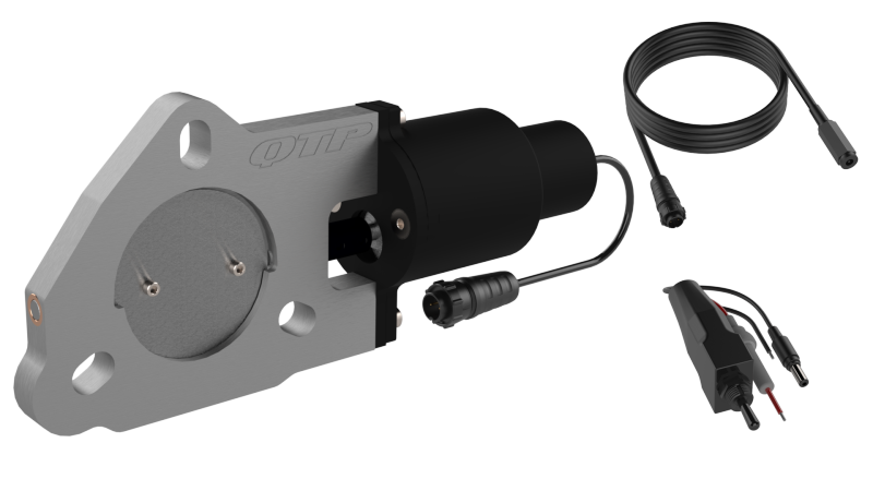QTP 2.5in Bolt-On QTEC Electric Cutout Valve - Single QTEC25
