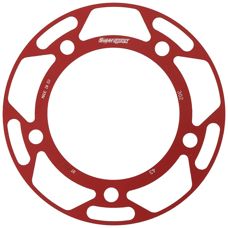 SUPERSPROX Rear Edge Sprkt Color Disk Alu 43t-530 Red Hon RACD-302-43-RED
