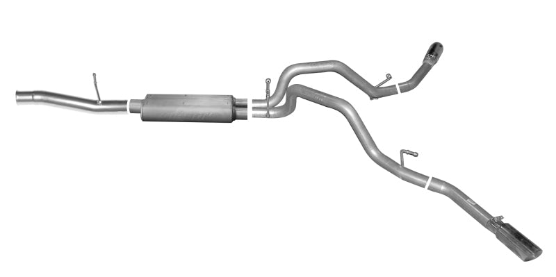 Gibson 2017 GMC Sierra 1500 Base 5.3L 3in/2.25in Cat-Back Dual Extreme Exhaust - Stainless 65658