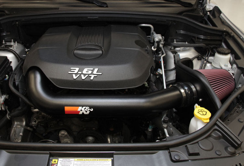 K&N High Flow Performance Intake Kit 11 Jeep Grand Cherokee 3.6L V6 / 11 Dodge Durango 3.6L V6 77-1560KTK