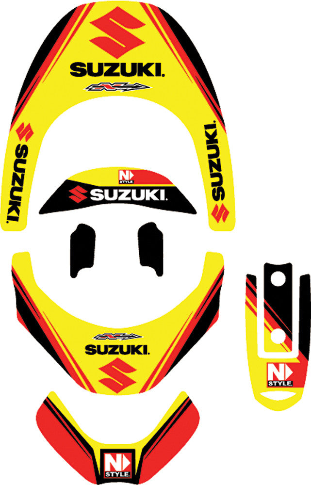 N-STYLELeatt Sticker Kit SuzNSLB-SUZ