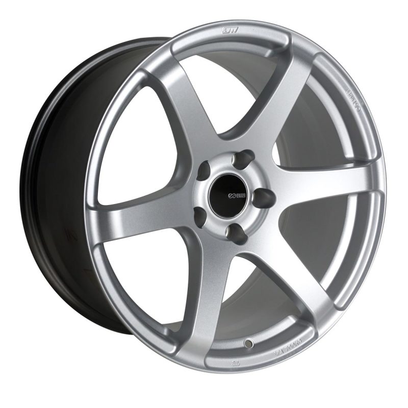 Enkei T6S 18x8.5 35mm Offset 5x114.3 Bolt Pattern 72.6 Bore Matte Silver Wheel 485-885-6535SP