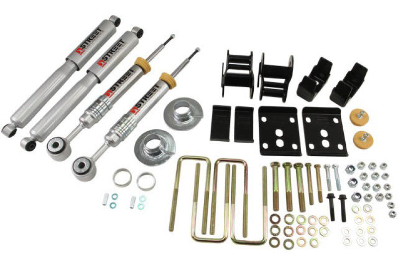 Belltech Lowering Kit 09-13 Ford F150 Ext Cab/Quad Cab Short Bed 2WD 2in or 3in F/4in Rear w/ Shocks 983SP