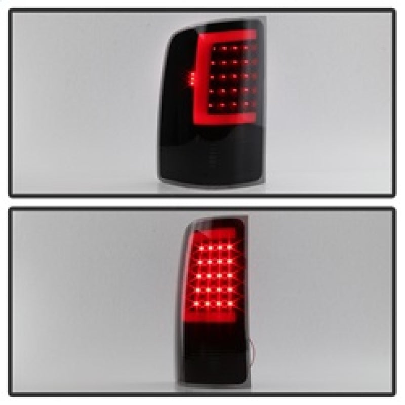 xTune 07-13 GMC Sierra 1500 LED Tail Lights - Black Smoke (ALT-ON-GS07-G2-LED-BSM) 9038518