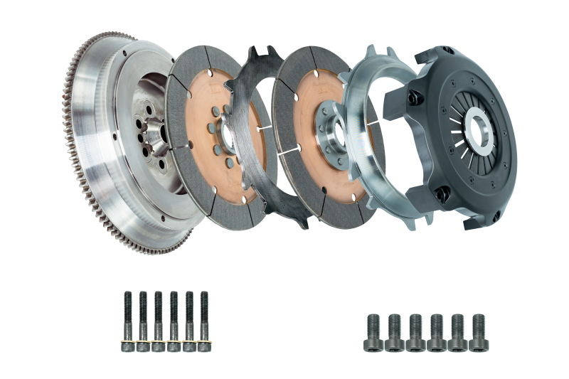 DKM Clutch 99-03 Audi A3 S3 Quattro MS Organic Twin Disc Clutch Kit w/Flywheel (660 ft/lbs Torque) MS-004-040