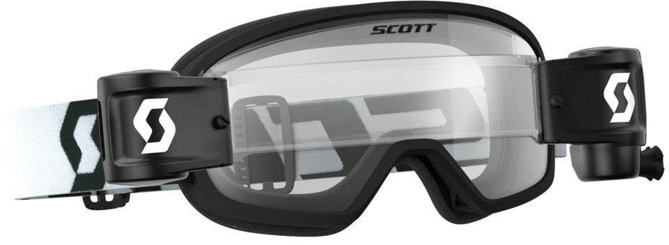 SCOTT Youth Buzz Wfs Goggle Black/White W/Clear Lens 262578-1007113