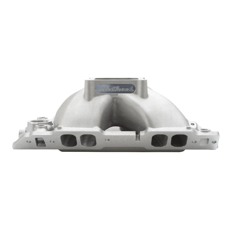 Edelbrock Manifold Chevy BB 9 8 Deck (Short) Super Victor 565 Thick Flange Rect Port Heads 2895