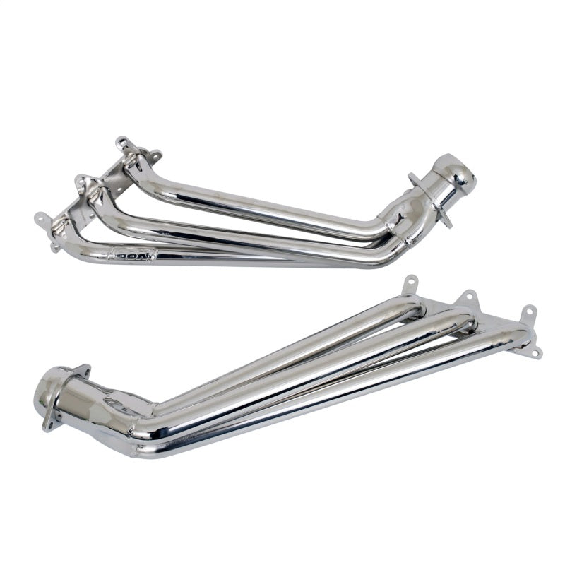 BBK 10-11 Camaro V6 Long Tube Exhaust Headers With Converters - 1-5/8 Chrome 4041