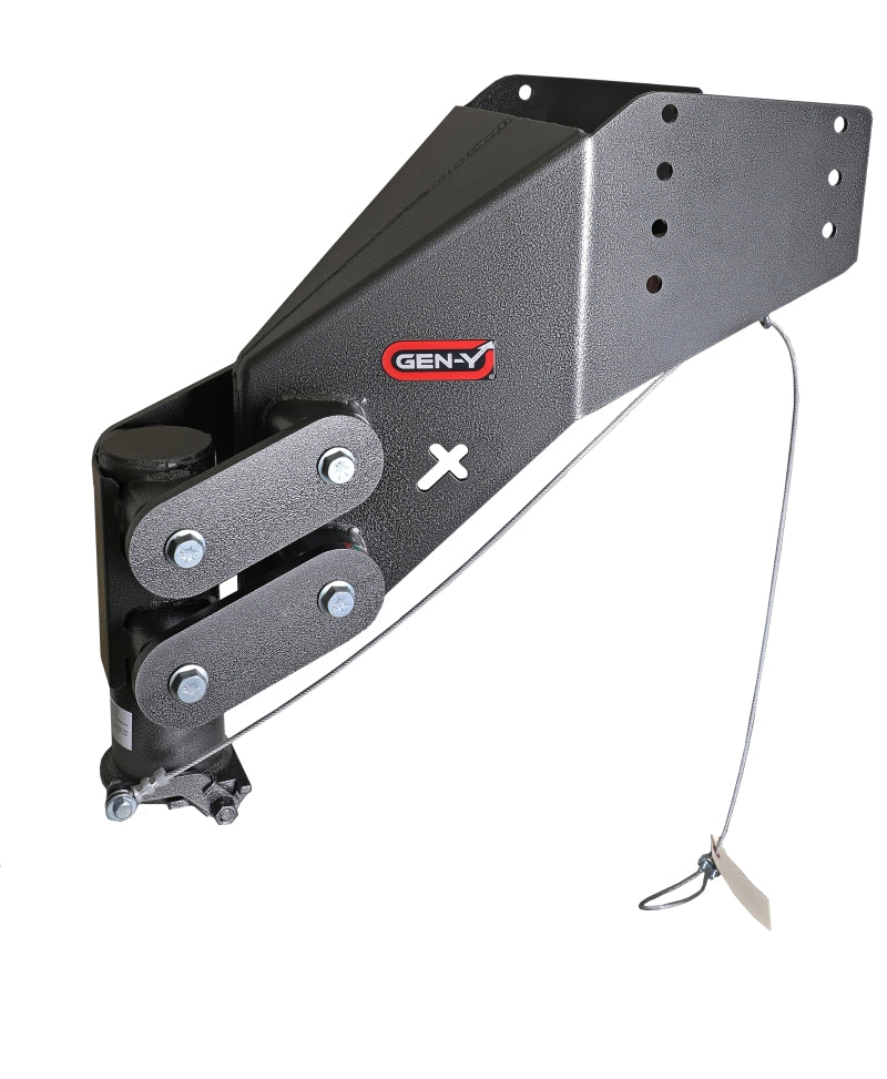Gen-Y Executive Torsion-Flex Auto Rhino 5th Wheel Pin Box Rep w/Gooseneck 2-5/16in Coupler GH-8056AL