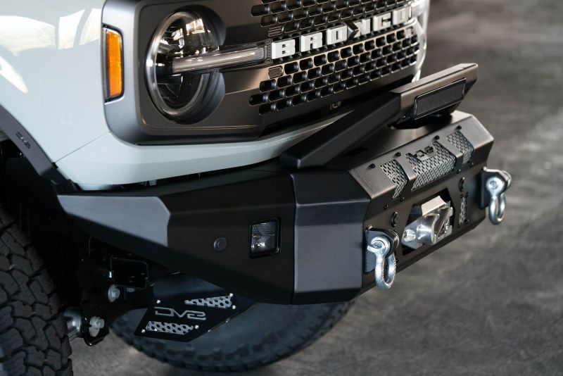 DV8 Offroad Bull Bar Add-On For DV8 Ford Bronco Bumpers - Fits 13in Elite Series Light Bar LBUN-01