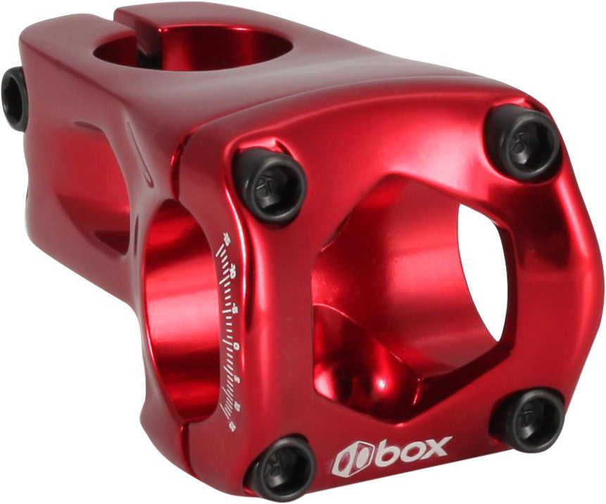 BOX Fl Stem 48mm X 31.8 Red Only Works 31.8 Bar BX-ST1831F48-RD