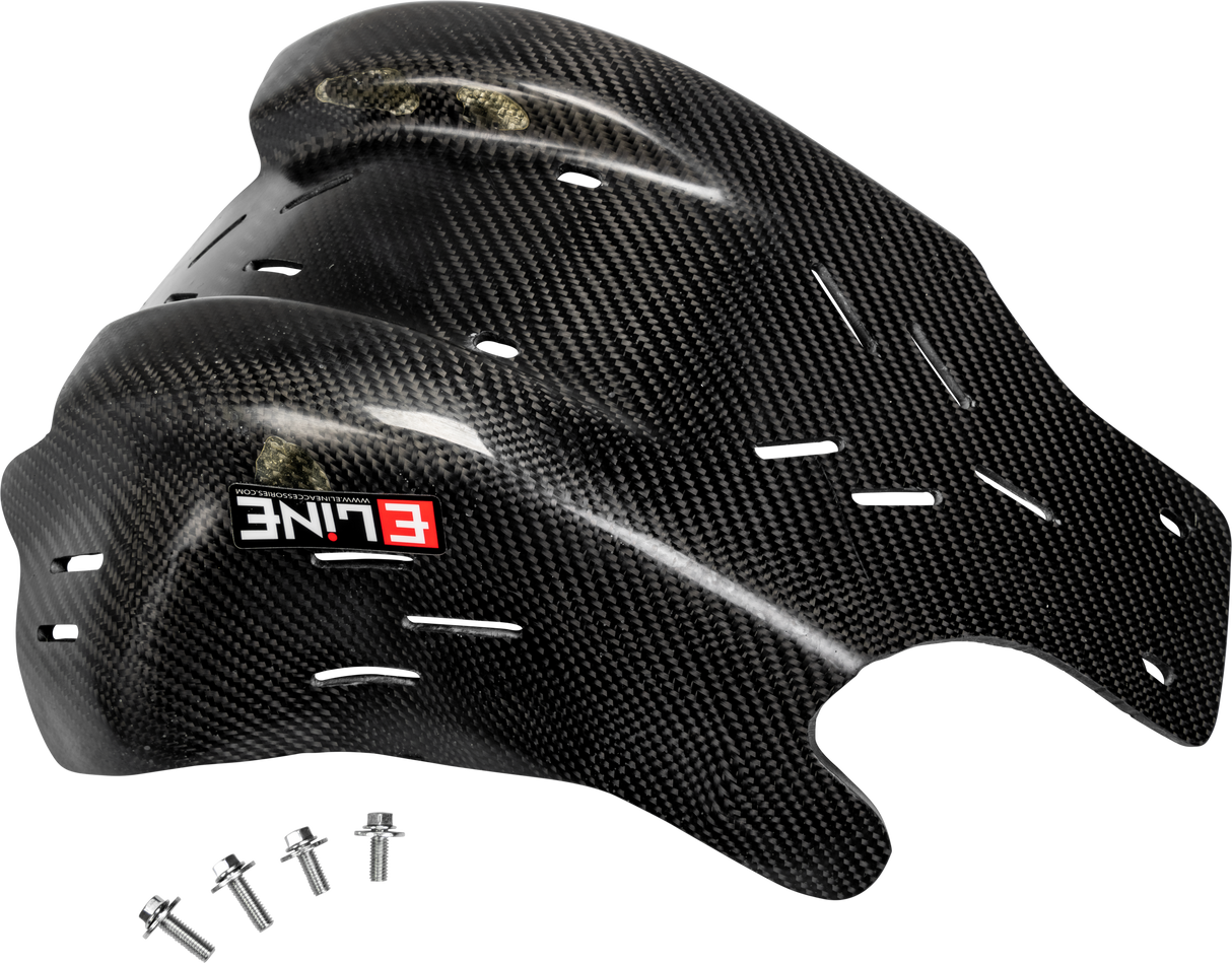 E-LINE ACCESSORIES Carbon Fiber Skid Plates Kaw KSP45019