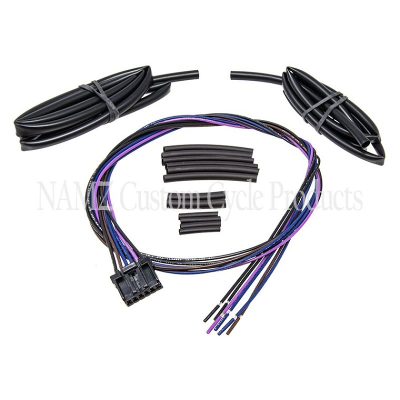 NAMZ 11-17 V-Twin FXST/FLST w/Switch Housing Mounted Signal Front Turn Sig Relocation Harness 36in. NTSX-3601