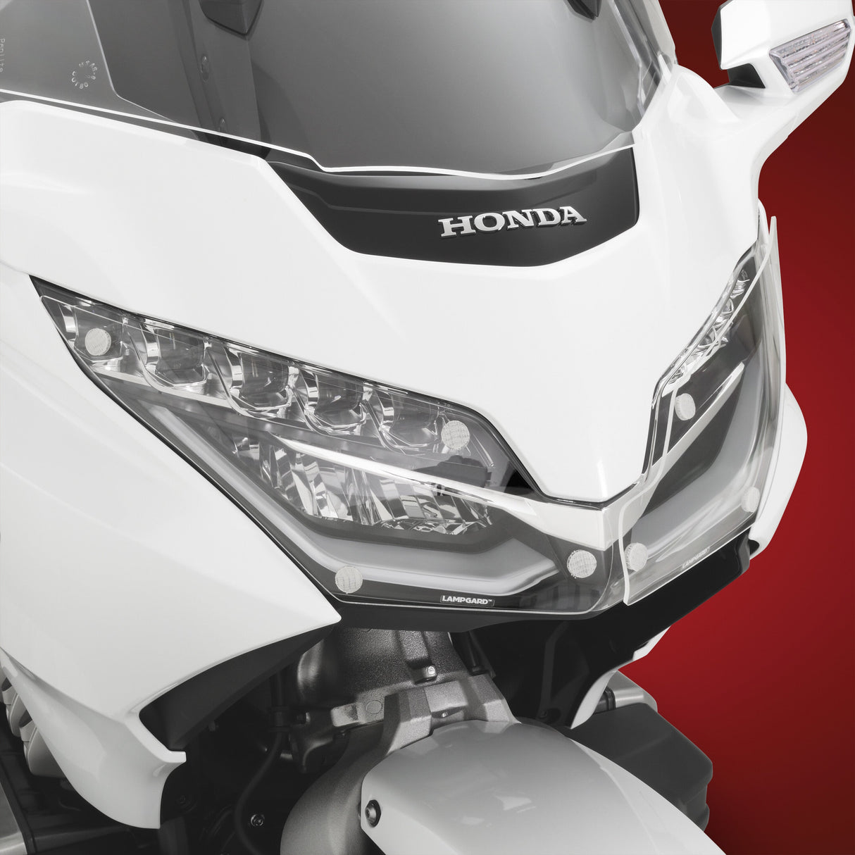 SHOW CHROME (new) Lampgard Headlight Protectors Hon 52-925