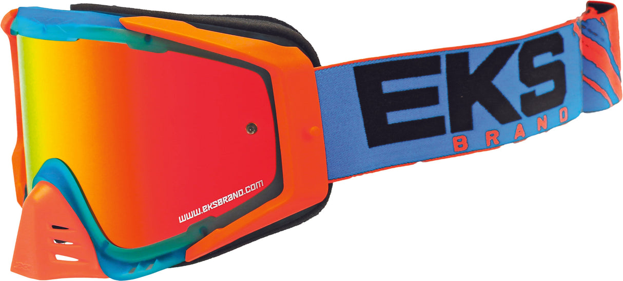 EKS BRAND Outrigger Goggle Cyan/Flo Orange/Black 067-50145