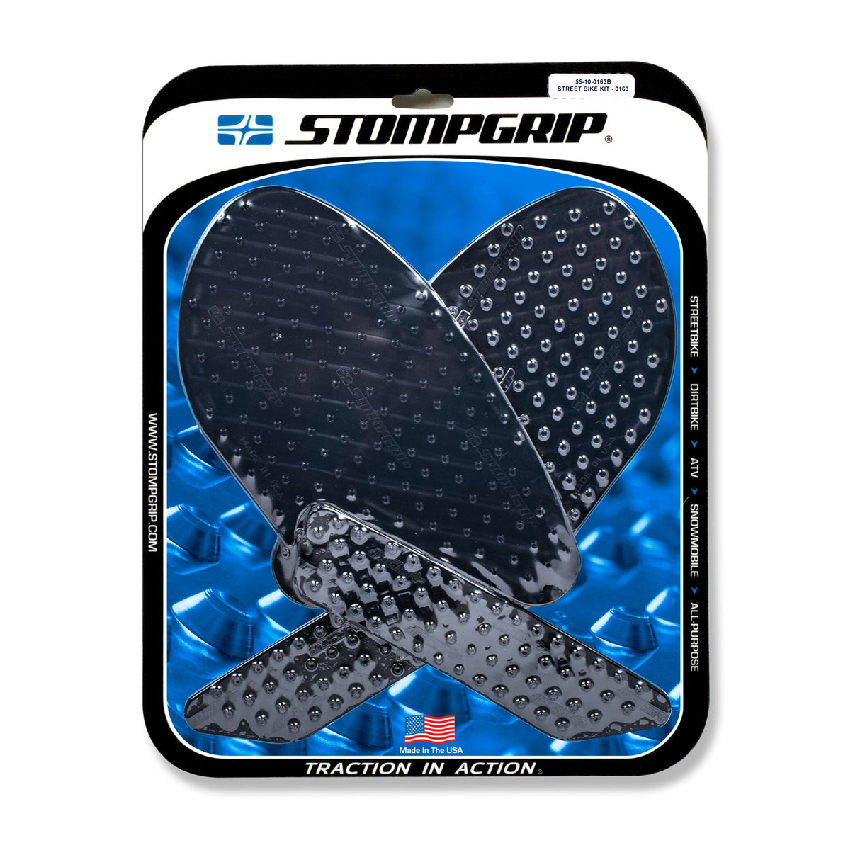 STOMPGRIP Tank Pad Kit Volcano Black 55-10-0163B