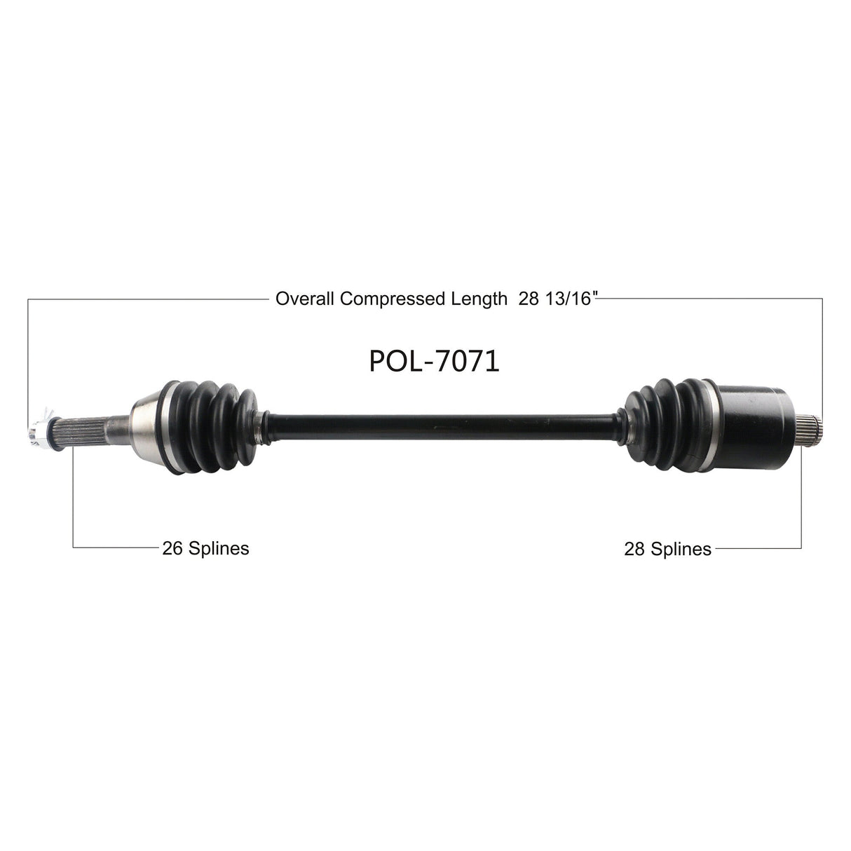 OPEN TRAILOe 2.0 Axle RearPOL-7071