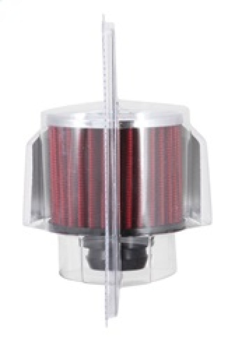 K&N 1in Flange L x 3in OD x 2.5in Height Clamp On Crankcase Vent Filter 62-1516