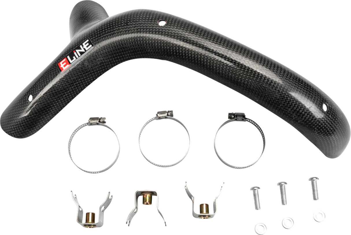 E-LINE ACCESSORIES Carbon Fiber Heat Shields Hus/Ktm MHS35020