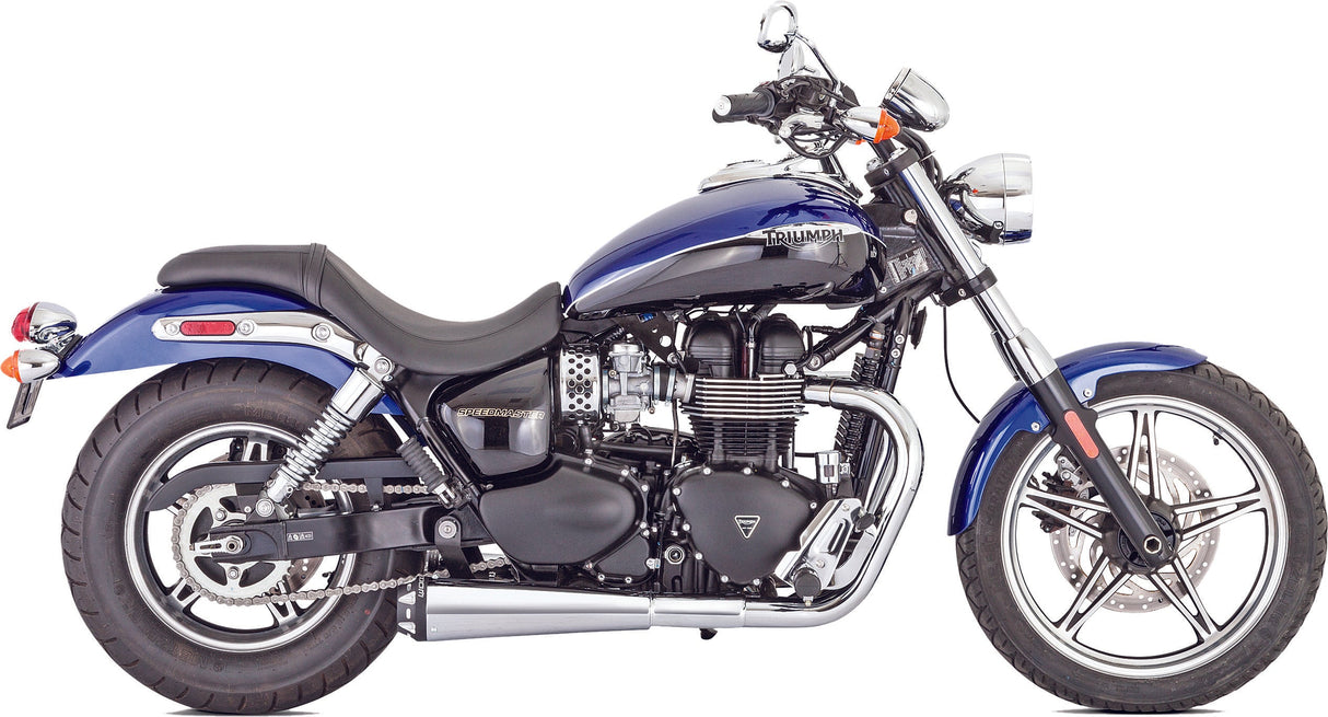 FREEDOM Outlaw Slip-On Exhaust Chrome W/ Black Tip TR00002