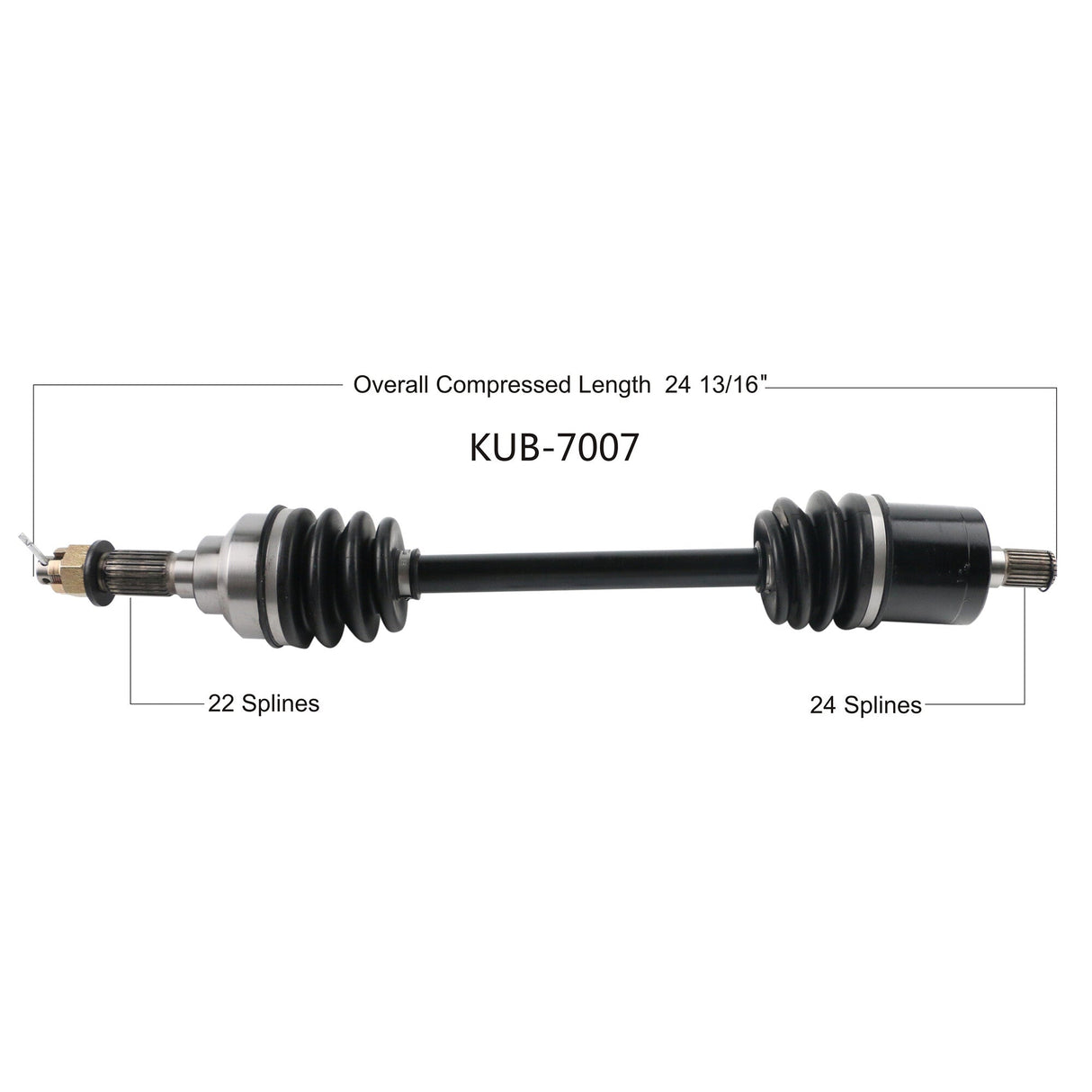 OPEN TRAILOe 2.0 Axle RearKUB-7007