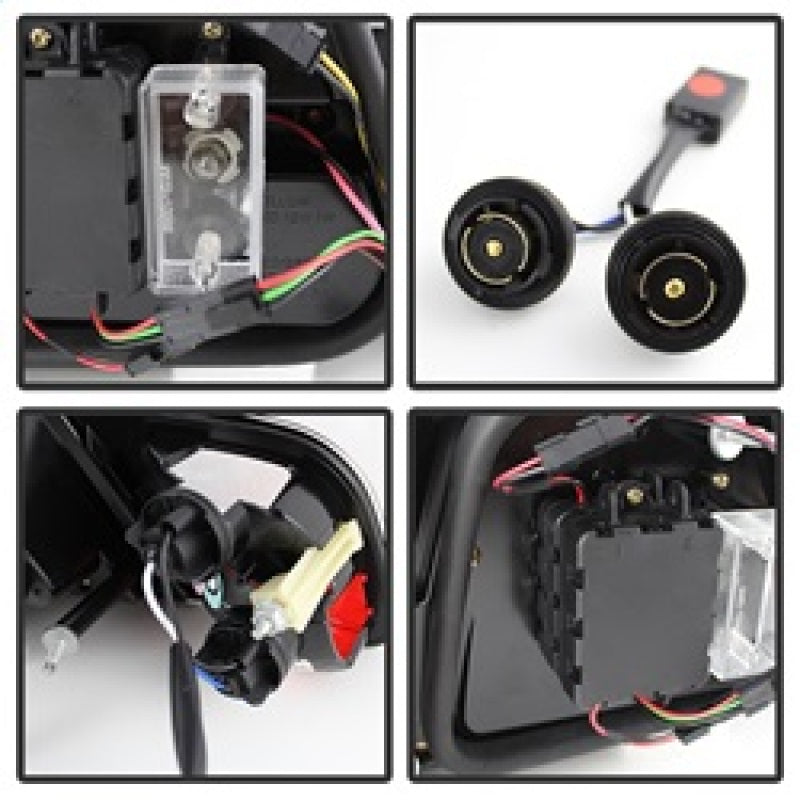 Spyder 04-06 BMW E46 2Dr (Coupe ONLY No Conv.) Lgtbar Styl LED Tail Lghts Blk ALT-YD-BE4604-LBLED-BK 5076564