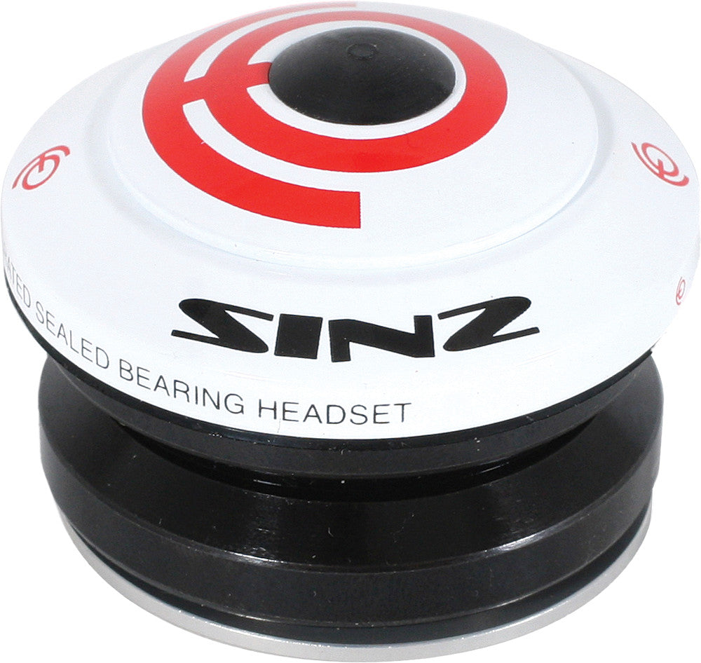 SINZ Integrated Headset 1-1/8" (White) SHSI-118WH