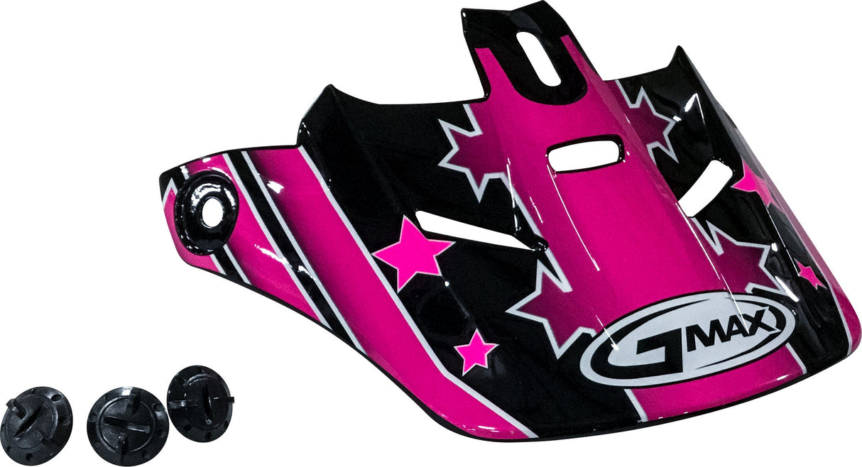 GMAX Visor Gm46y-2 S/Star Black/Pin Tc-14 G046122