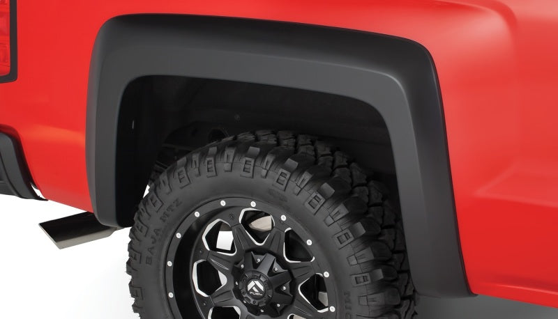 Bushwacker 19-21 Chevrolet Silverado 15 Extend-A-Fender Style Flares 4pc 78.8 Bed - Black 40929-02