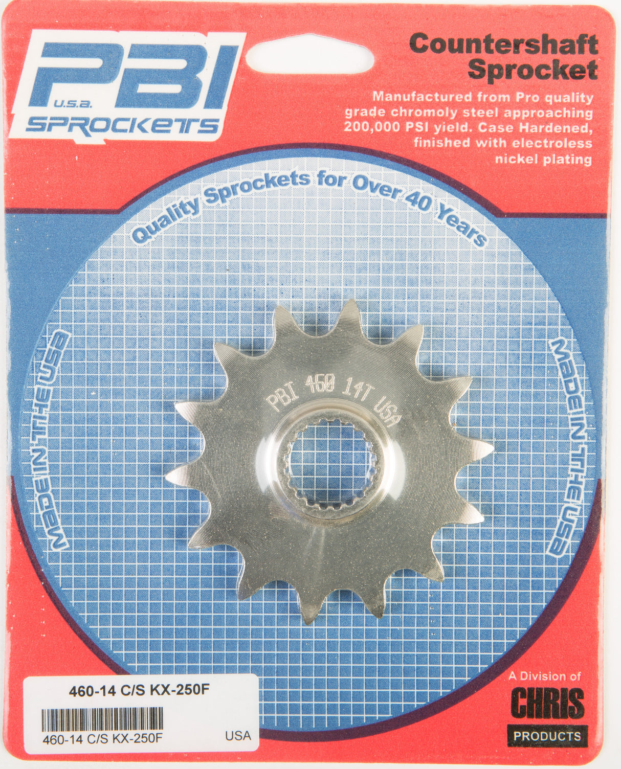 PBIFront Cs Sprocket Steel 14t-520 Kaw460-14