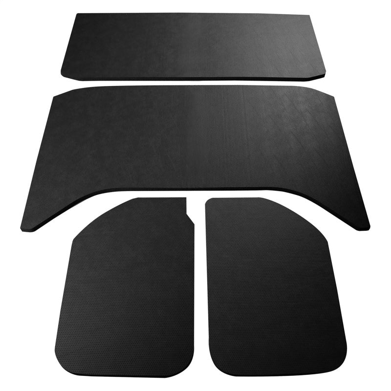 DEI 11-18 Jeep Wrangler JK 4-Door Boom Mat Headliner - 4 Piece - Black Leather Look 50159