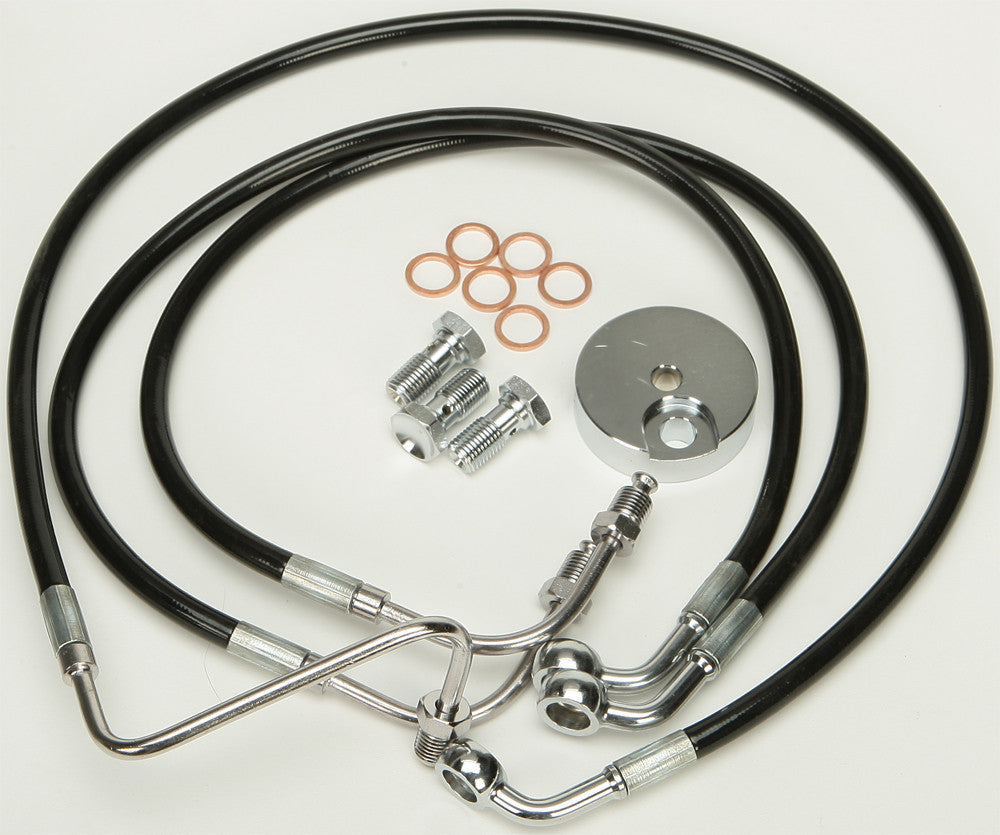 HARDDRIVE Brakeline Kit Blk Touring HD-0204-BK
