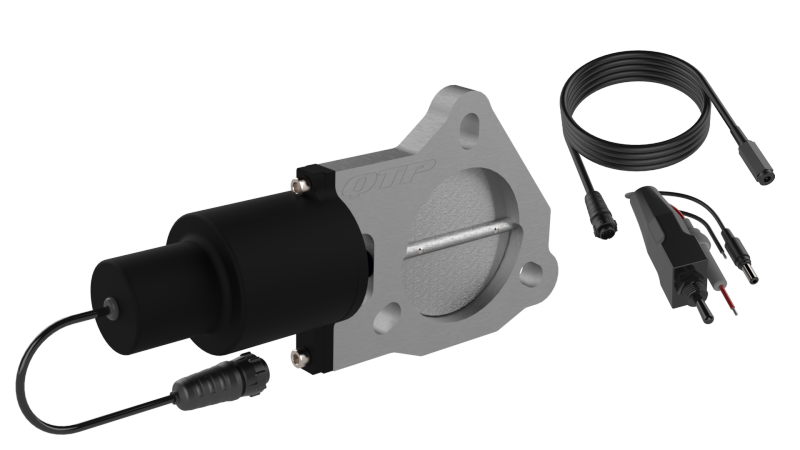 QTP 3in Bolt-On QTEC Electric Cutout Valve - Single QTEC30