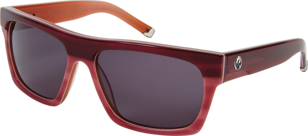 DRAGON Viceroy Sunglasses Raspberry Fade W/Grey Lens 720-2049