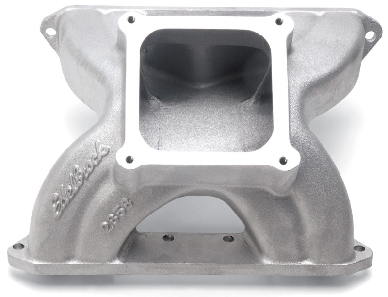 Edelbrock Manifold SBC Victor Spider Glidden 18 Deg Heads Dominator Flange 2858